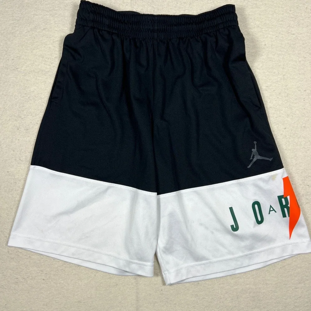 Air Jordan‎ Breathe Like Mike Gatorade Shorts Mens M Black White AJ1648-010
